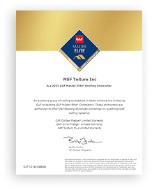 Certificat MSF